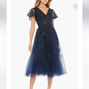 NWT Beaded Tulle Fit & Flare Dress size 10
MAC DUGGAL